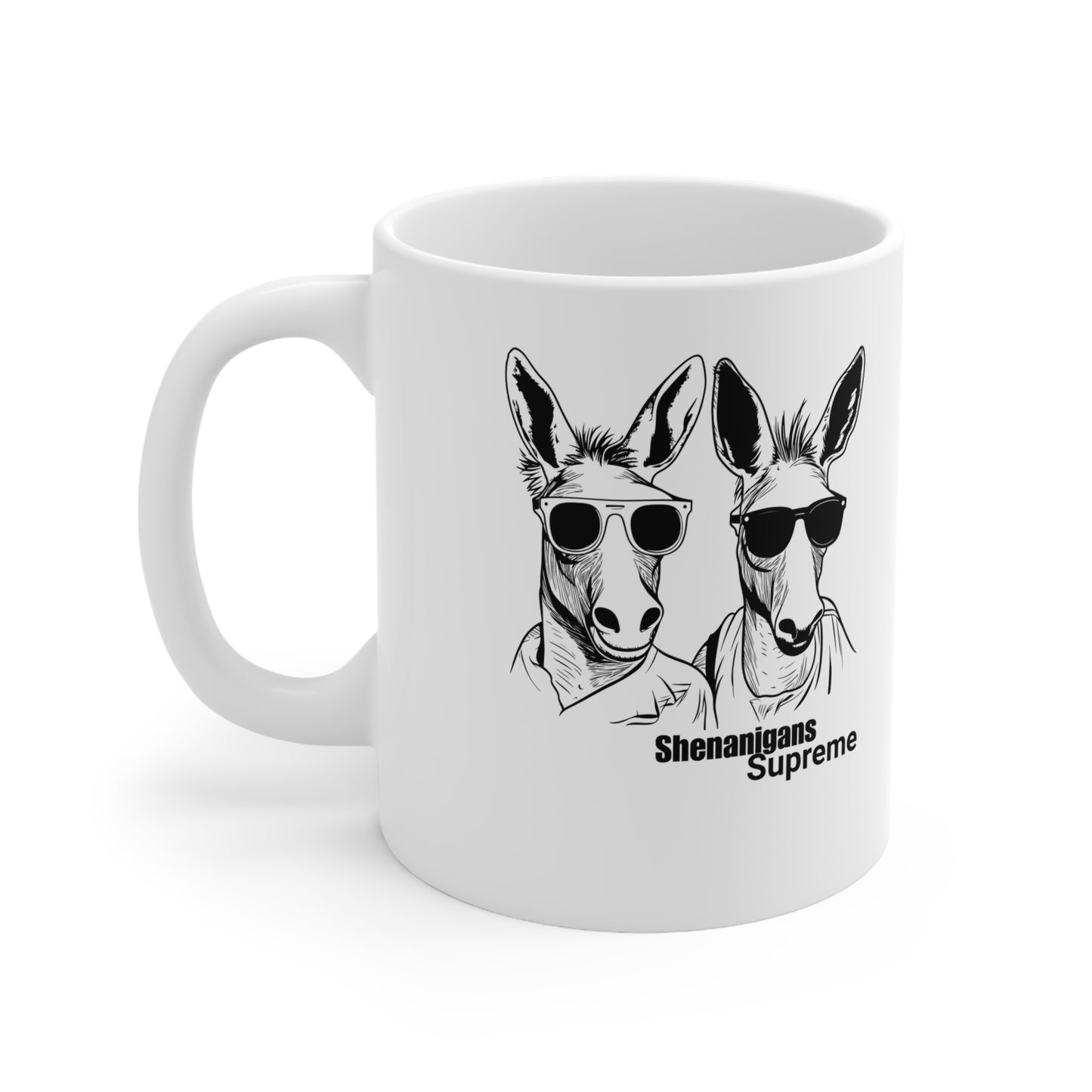 Shenanigans Supreme Funny White Mug Gift